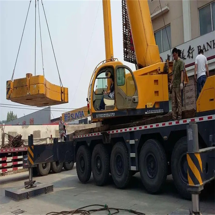 上安乡当地吊车出租|机器吊装|75吨|工厂搬迁服务